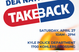 National Drug Take Back Day, Saturday April 27 