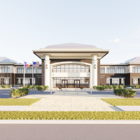 Rendering of the Kyle Public Safety Center