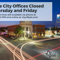 Kyle City offices closed