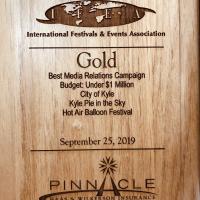 Kyle Communications Department Gold IFEA Award