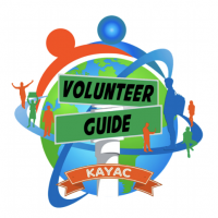 Screen shot of KAYAC Volunteer Resource Guide logo