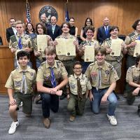 Proclamation Recognizing Kyle Eagle Scouts Class of 2022