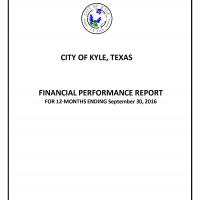 4th Quarter Financial Performance Report FY 2015-16