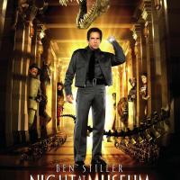 Night at the Museum Ben stiller holds a flashlight in a museum