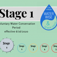 Kyle in Stage One Water Conservation effective June 16, 2020