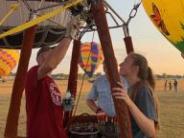 KAYAC members volunteering in a balloon at 2019 Kyle Pie in the Sky