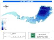 Lake Kyle Depth Countour Map