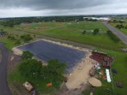 Drone image of Ash Pavilion 5.7.19