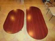 Krug Activity Center Oval Tables side by side