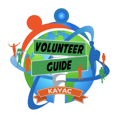 Screen shot of KAYAC Volunteer Resource Guide logo