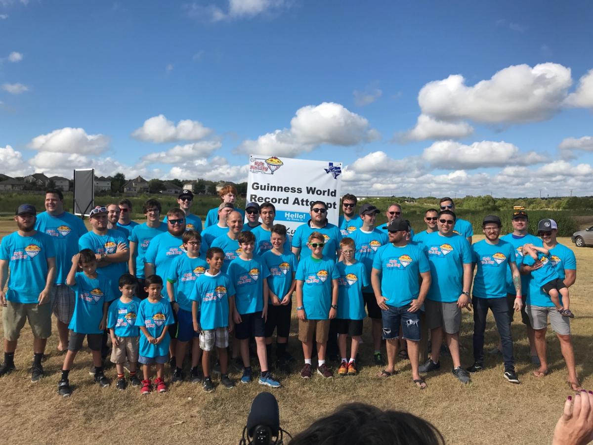 2018 Gathering of the Kyles Guinness World Record Attempt participants